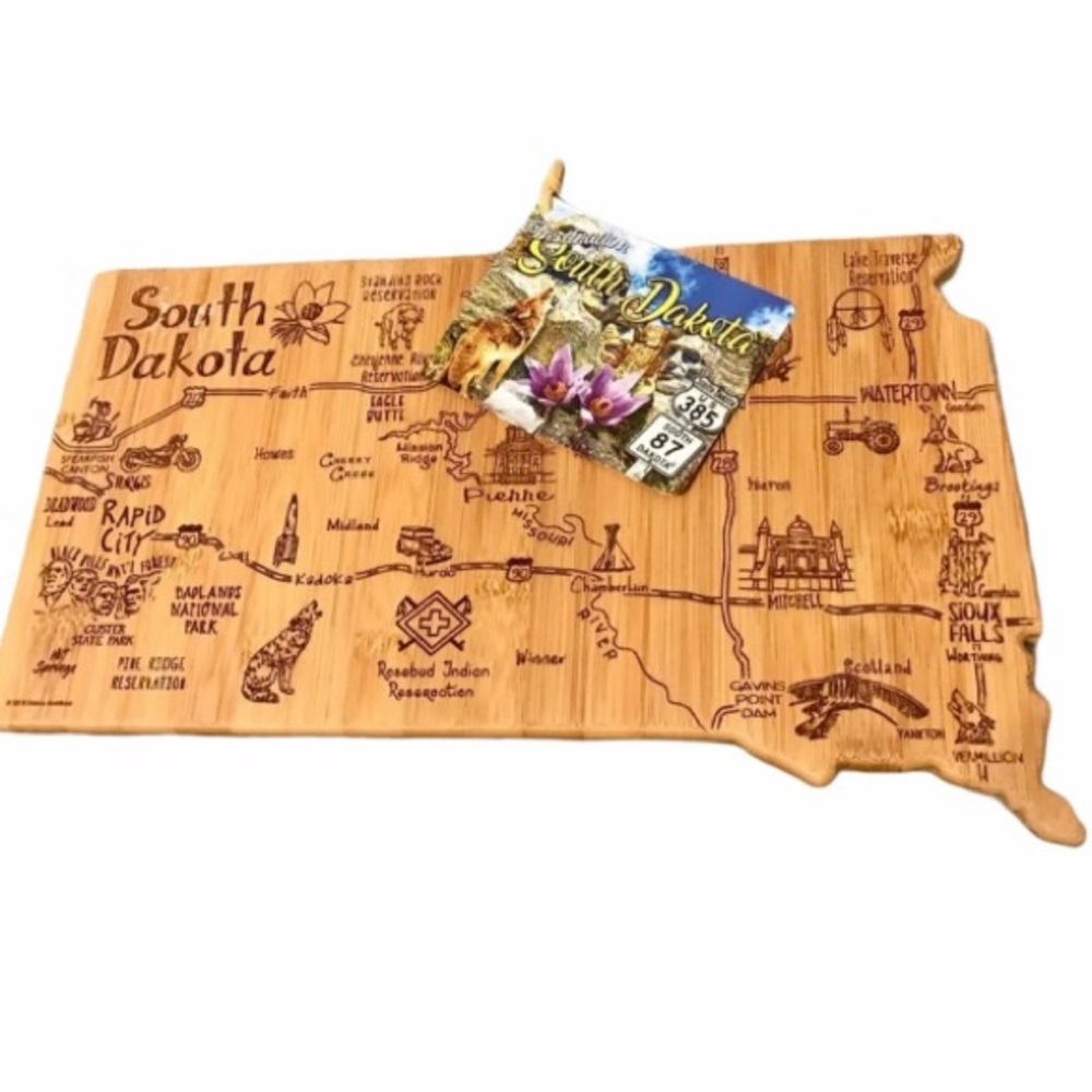 Bamboo SOUTH DAKOTA Cutting Board